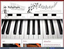 Tablet Screenshot of hutzelmann-piano.de